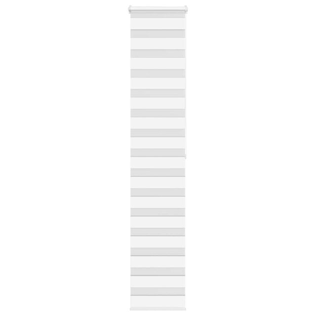 Berkfield Home Zebra Blind White 40x200 cm Fabric Width 35.9 cm Polyester - image 1