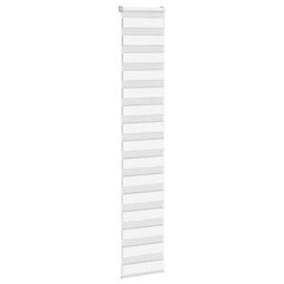 Berkfield Home Zebra Blind White 40x200 cm Fabric Width 35.9 cm Polyester - thumbnail 3