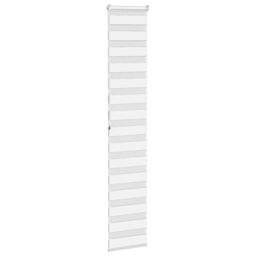 Berkfield Home Zebra Blind White 40x200 cm Fabric Width 35.9 cm Polyester - thumbnail 4