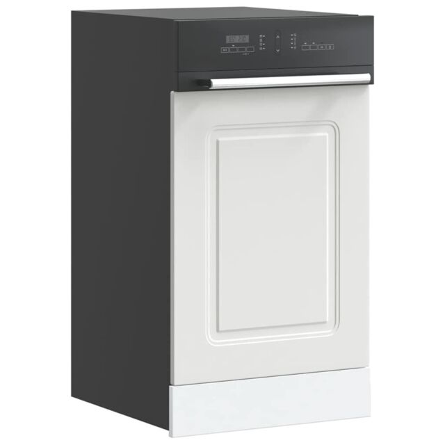 Berkfield Home Dishwasher Panel¬†Kalmar¬†White¬†45x1.5x67 cm Engineered Wood in White - Size: 45x1.5x67 cm - image 1