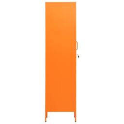 Berkfield Home Locker Cabinet Orange 35x46x180 cm Steel - Size: 35 x 46 x 180 cm - thumbnail 4
