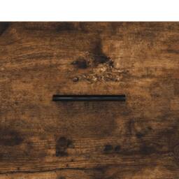 Berkfield Home Highboard Smoked Oak 69.5x34x180 cm Engineered Wood in Brown - thumbnail 9