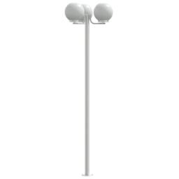 Berkfield Home Outdoor Floor Lamps 3pcs Silver 215 cm Stainless Steel - thumbnail 6