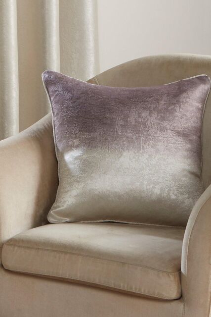 Fusion 'Ombre Strata' Gradiant Print Filled Cushion in Chocolate - Size: 43 cm x 43 cm - image 1
