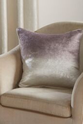 Fusion 'Ombre Strata' Gradiant Print Filled Cushion in Chocolate - Size: 43 cm x 43 cm