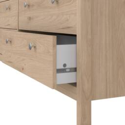 Wyld Haus Gossmere Hickory Oak Effect 8 Drawer Chest in Natural - thumbnail 8