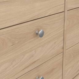 Wyld Haus Gossmere Hickory Oak Effect 8 Drawer Chest in Natural - thumbnail 7