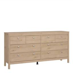 Wyld Haus Gossmere Hickory Oak Effect 8 Drawer Chest in Natural - thumbnail 4