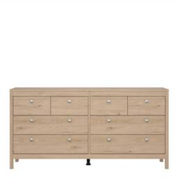 Wyld Haus Gossmere Hickory Oak Effect 8 Drawer Chest in Natural - thumbnail 2