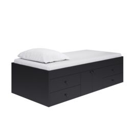 Kidsaw Captain's Single 3ft Cabin Bed BLACK - thumbnail 1