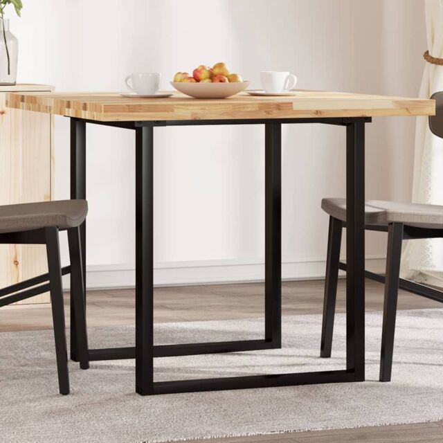 Berkfield Home Table Top Square 90x90x4 cm Solid Wood Acacia in Brown - Size: 90 x 90 x 4 cm - image 1