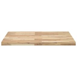 Berkfield Home Table Top Square 90x90x4 cm Solid Wood Acacia in Brown - Size: 90 x 90 x 4 cm - thumbnail 4
