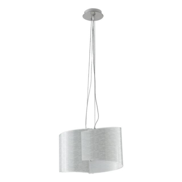 Netlighting JOYCE 2 Light Pendant Ceiling Light White 45x22x25cm - Size: 45 x 22 x 25 cm - image 1
