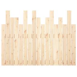 Berkfield Home Wall Headboard 108x3x80 cm Solid Wood Pine in Light Tan - Size: 108 x 3 x 80 cm - thumbnail 5
