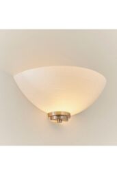 Netlighting Welles 1 Light Indoor Wall Uplighter White Satin Chrome E27 in Grey - thumbnail 2