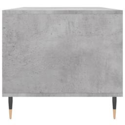 Berkfield Home Modern Coffee Table Concrete Grey 90x49x45 cm Engineered Wood - Size: 90 x 49 x 45 cm - thumbnail 7