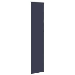 Berkfield Home Roller Blind Blackout Marine 55x210 cm Fabric Width 50.7 cm Polyester in Blue - thumbnail 3