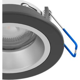 Loops 4 PACK Sleek Black & Silver Ceiling Spotlight for Indoor Space - thumbnail 5