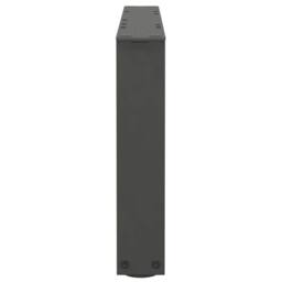 Berkfield Home Modern Dining Table Legs V-Shape 2 pcs Anthracite 50x(30-31.3) cm in Dark Grey - thumbnail 6