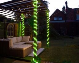 Netagon Static LED Rope Light Kit With Wiring Accessories Kit 90m Green - thumbnail 7