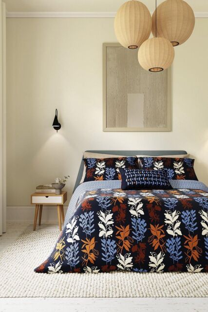 Helena Springfield 'Frey' Cotton Duvet Cover Set in Blue - Size: Single - image 1