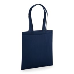 Westford Mill Premium Cotton Tote Bag in Navy