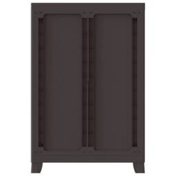 Berkfield Home Plastic Cabinet 65x45x97 cm in Grey - Size: 65 x 45 x 97 cm - thumbnail 5