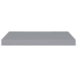 Berkfield Home Durable Floating Wall Shelf Grey 60x23.5x3.8 cm MDF - thumbnail 4