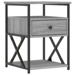 Berkfield Home Bedside Cabinets 2 pcs Grey Sonoma 40x42x55 cm Engineered Wood - Size: 40 x 42 x 55 cm - thumbnail 5