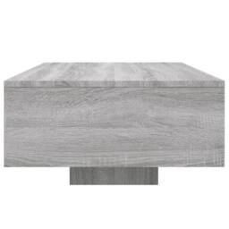 Berkfield Home Modern Coffee Table with LED Lights Grey Sonoma 85x55x31 cm - Size: 85 x 55 x 31 cm - thumbnail 6