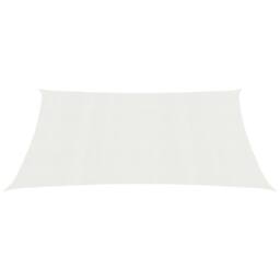 Berkfield Home Sunshade Sail 160 g/m ² White 6x8 m HDPE - thumbnail 2
