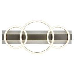 Netlighting Norberto Tripple Ring Semi Flush Ceiling Light Matt Black LED 4000K - thumbnail 5