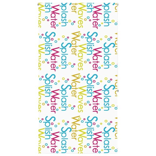 Berkfield Home Shower Roller Blind 120x240 cm Fabric Width 116 cm in Black - image 1