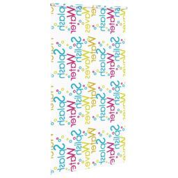 Berkfield Home Shower Roller Blind 120x240 cm Fabric Width 116 cm in Black - thumbnail 4