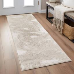 Desire Rugs Elysium Modern Abstract Area Rug Metallic Sheen -Expression in Light Beige - Size: 200 cm x 290 cm - thumbnail 5