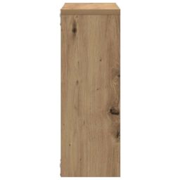 Berkfield Home Wall Shelf Artisan Oak 45x16x45 cm Engineered Wood in Brown - Size: 45 x 16 x 45 cm - thumbnail 5
