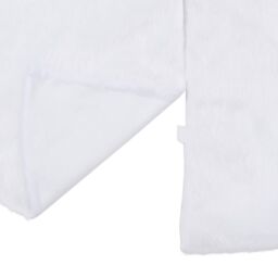 Berkfield Home Christmas Tree Skirt White 90 cm Faux - thumbnail 3