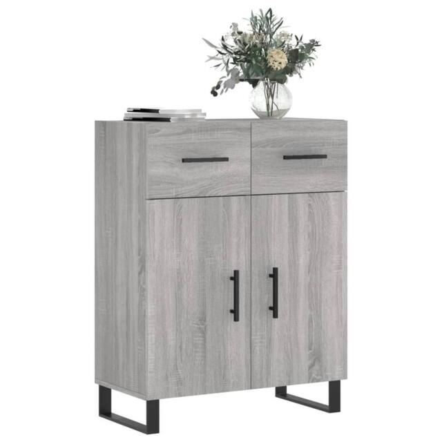Berkfield Home Sideboard Grey Sonoma 69.5x34x90 cm Engineered Wood - image 1