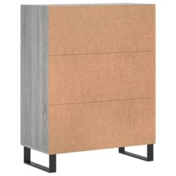 Berkfield Home Sideboard Grey Sonoma 69.5x34x90 cm Engineered Wood - thumbnail 8