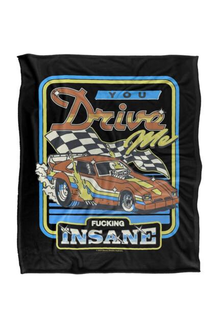 Steven Rhodes You Drive Me Insane Silky Touch Super Soft Throw Blanket - Size: Small - image 1