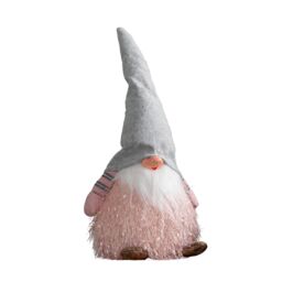 Samuel Alexander Premier 30cm Christmas Male Gonk with LED Light - Grey Hat - thumbnail 9