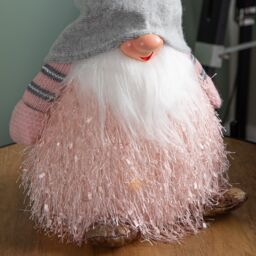 Samuel Alexander Premier 30cm Christmas Male Gonk with LED Light - Grey Hat - thumbnail 6
