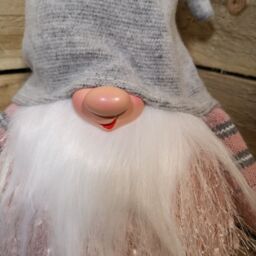 Samuel Alexander Premier 30cm Christmas Male Gonk with LED Light - Grey Hat - thumbnail 4