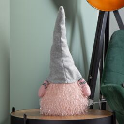 Samuel Alexander Premier 30cm Christmas Male Gonk with LED Light - Grey Hat - thumbnail 8
