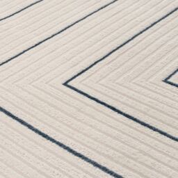 THE RUGS Carmel Modern Area Rugs & Runners Geometric Stain Resistant in Navy - Size: 160 cm x 230 cm - thumbnail 4