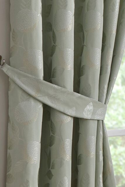 Curtina 'Bramford' Pair Of Curtain Tiebacks in Green - image 1