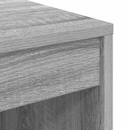 Berkfield Home Writing Desk Grey sonoma Particle board 60 x 50 x 76 cm Simple - thumbnail 8