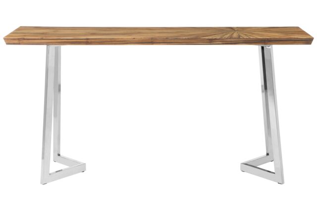 Orsina Versatile Design Console Table, Multi Pupose Functional Console Table For Hallway, Durable Sofa Table in Silver - image 1