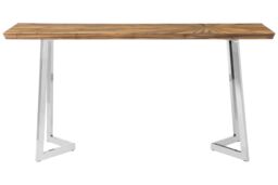 Orsina Versatile Design Console Table, Multi Pupose Functional Console Table For Hallway, Durable Sofa Table in Silver