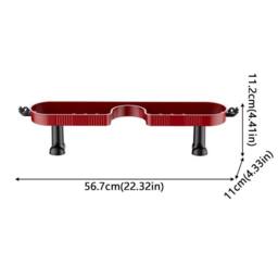 KORVIXA Red Faucet Sink Shelf No-Drill Sink - thumbnail 2